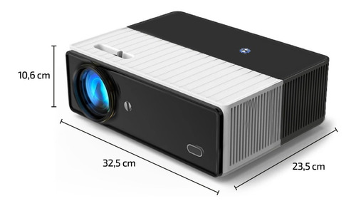 Imagen 3 de 7 de Proyector 9500 Lumenes 1080 200 Pulgadas Bluetooth Led Hdmi