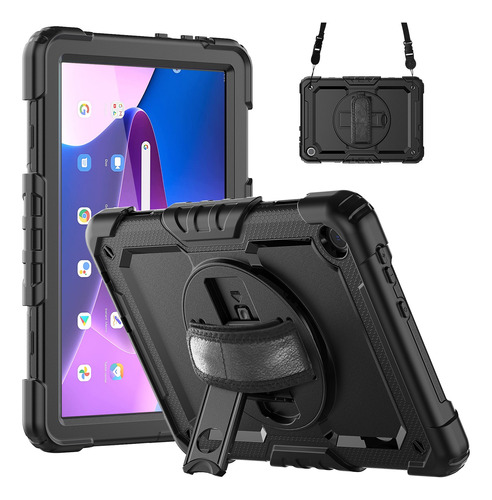 Funda Con Protector De Pantalla Para Lenovo Tab M10 (3.ª Gen