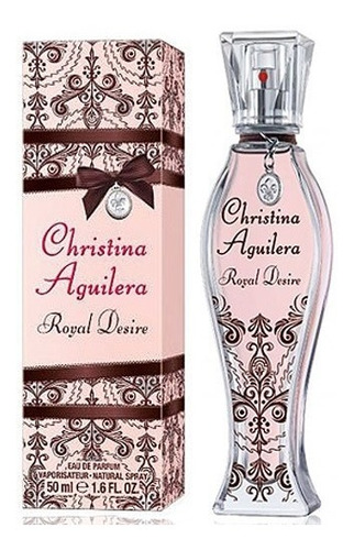Perfume Royal Desire de Christina Aguilera, 50 ml, etiqueta Adipec