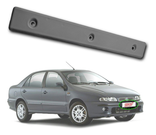 Suporte Placa Parachoque Dianteiro Fiat Marea Turbo 2000