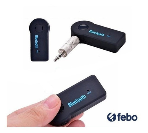 Imagen 2 de 6 de Receptor Audio Musica Bluetooth Radio Auto Manos Libres Febo