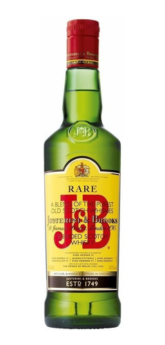 2 Botellas Whisky J&b Rare Blend 750 Ml