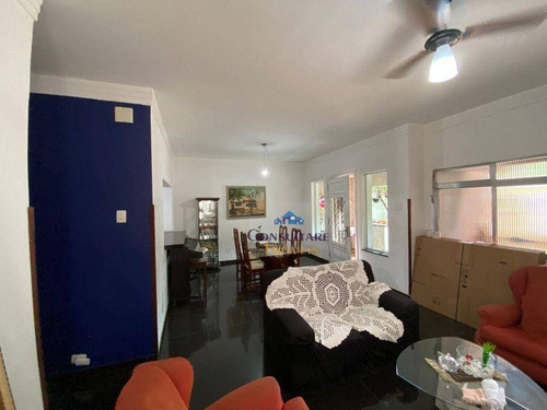 Imagem 3 de 25 de Casa Com 5 Dormitórios Para Alugar, 300 M² Por R$ 10.000,00/mês - Embaré - Santos/sp - Ca1460