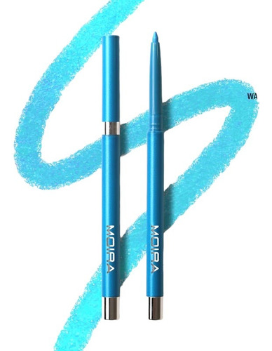 Shimmer Liner Delineador Metalico En Gel Moira 1 Pz 18 Tonos Color 17 Sky Blue