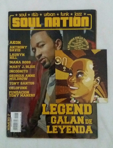 Soul Nation Revista Cd De Regalo John Legend Lauryn Hill