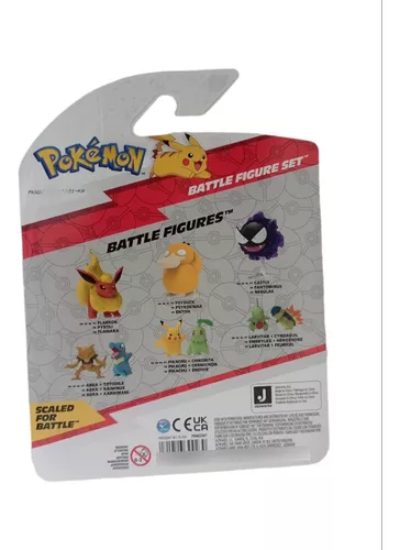 Pokémon Bonecos Pikachu Teddiursa Gastly - Bumerang Brinquedos