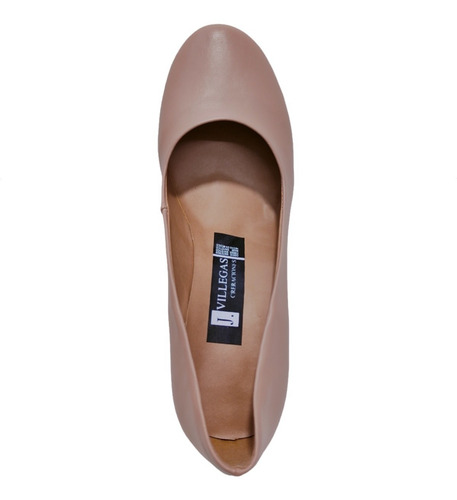 Zapato Tacon 6cm Puente Liso Comodo Durable Tipo Piel