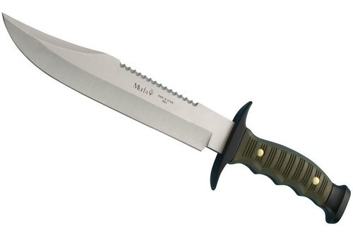 Cuchillo Mountain 220 Mm Negro/verde C/funda Marca Muela