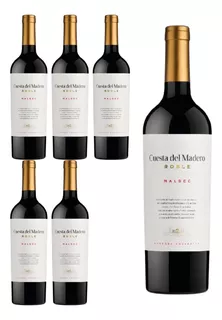 Vino Cuesta Del Madero Roble Malbec X 6bot