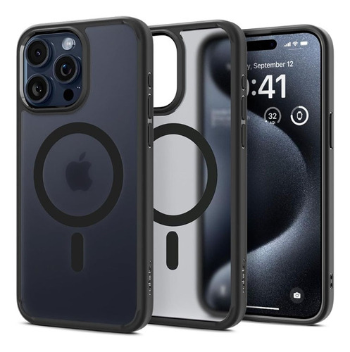 Case Funda Spigen Ultra Hybrid Magfit iPhone 15 Pro, Max