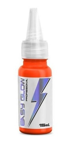 Tinta Easy Glow 15ml Para Tatuagem Tattoo - As Cores Cor Orange
