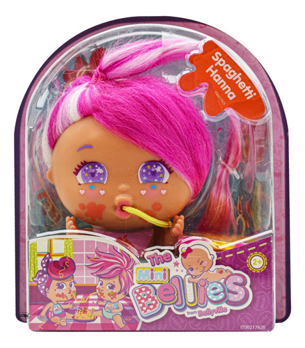 The Mini Bellies Spaghetti Hanna Muñeca 12cm Famosa