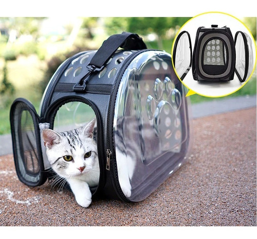 Maleta Mochila Transportador De Mascotas Para Perros Y Gatos