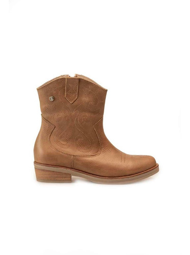 Bota Texana De Cuero Suela Ladise Mujer Heyas