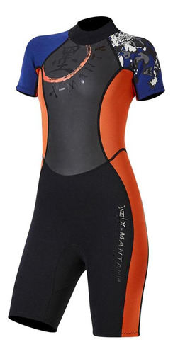 Traje De Neopreno De Buceo Para Mujer Kayak Surfing Shorty