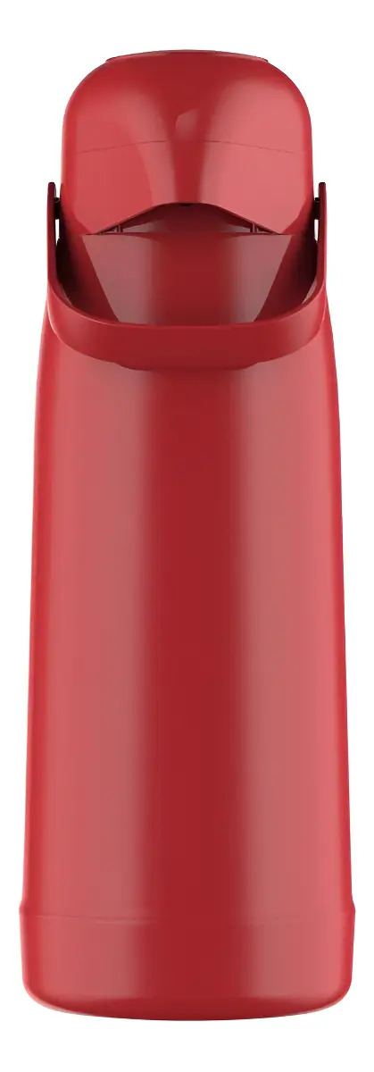 Termo Termolar Magic Pump 1L vermelho-romã