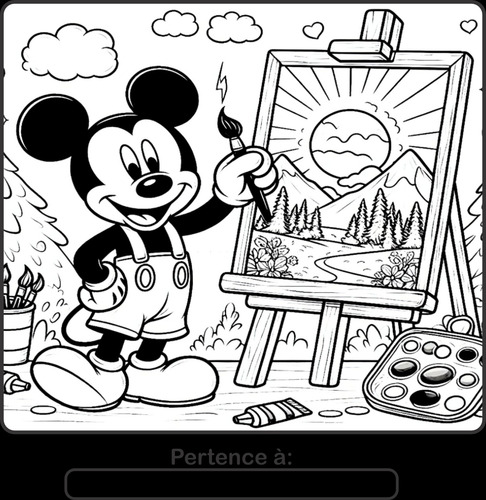 Livro De Colorir Mickey Capa Dura