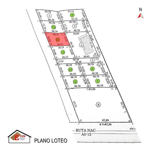 Imagen 16 de 16 de Terreno En Venta · Barrio Cerrado El Amanecer · Ruta A012 Km. 7 · Piñero