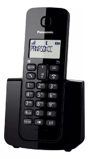 Telefone Sem Fio Panasonic Tgb110 Preto Com Identificador