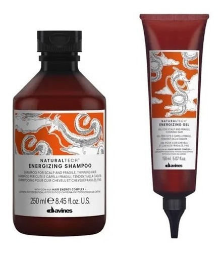 Davines Kit Anti Caida Shampoo Y Gel Energizing