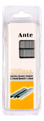 Repuesto Corchetes Engrapadora Carpintera 1000p 0.7x6mm