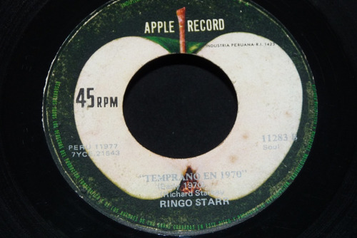 Jch- Ringo Starr Temprano En 1970 Rock 45 Rpm