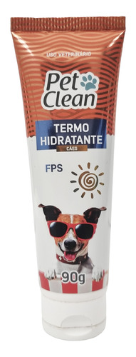 Protetor Solar Termo Hidratante 90g Para Cachorro Pet Clean