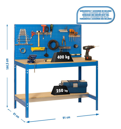 Simonwork Bt2 900 Azul/madera Simonrack
