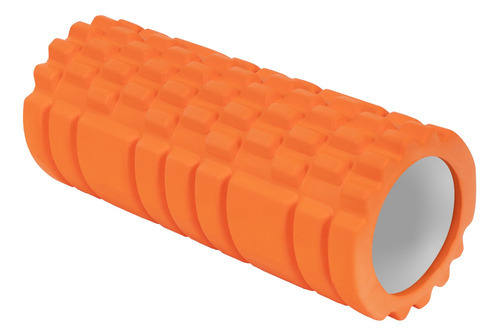 Rodillo De Espuma Masaje Foam Roller Pilates Yoga 33 Cm Color Naranja