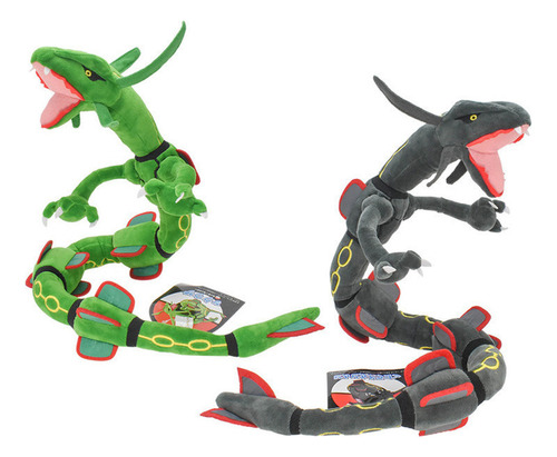 Dragón Negro De Rayquaza Con Esqueleto De Peluche Transforma
