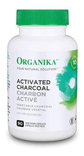 Carbon Activado 90cap Organika - Unidad a $2543