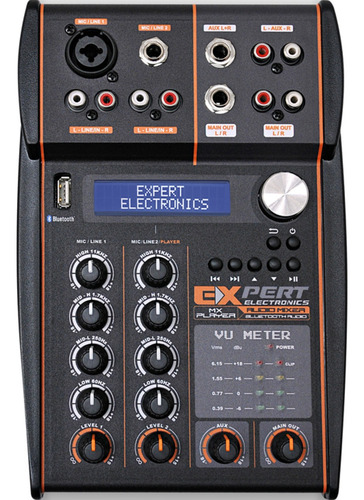 Mesa De Som Automotivo Expert Com Bluetooth Usb Mx Player