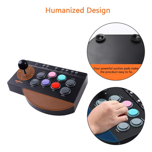 Controlador De Joystick Pxn 0082 Street Fighter Para Pc //xb