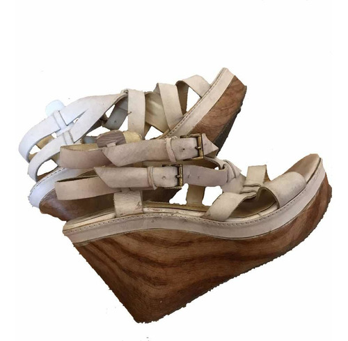 Sandalias Pasqualini Plataforma Cuero Opencloset Secondhand