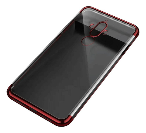 Funda De Tpu Borde Electro Compatible Con Huawei Mate 9