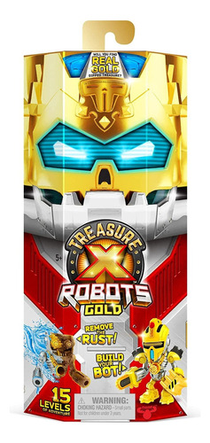 Figura Robot Gold Treasure X Colección Sorpresa Tut Tutti
