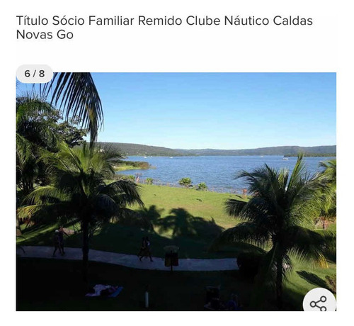 Imagem 3 de 5 de Vendotítulo Sócio Remido Náutico Praia Clube-caldas Novas-go