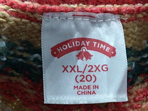Suéter Holiday Time Navidad Mujer (Usado)