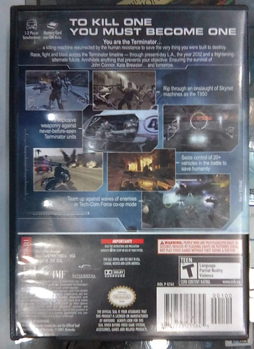 Terminator 3. The Redemption. Nintendo Gamecube Usado. Qqp. (Usado)