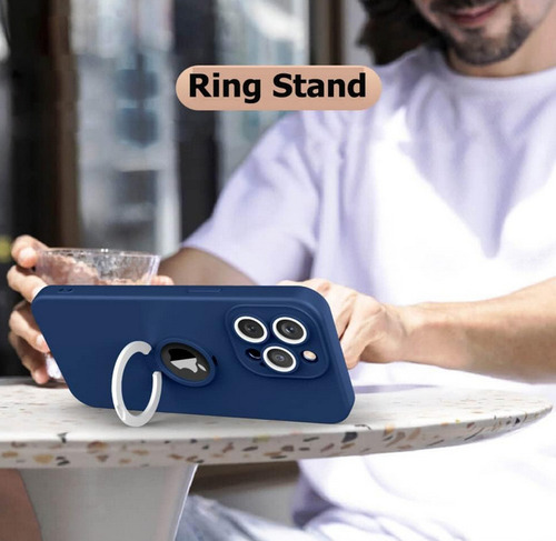 Funda Para iPhone 14 Pro Con Soporte De Anillo
