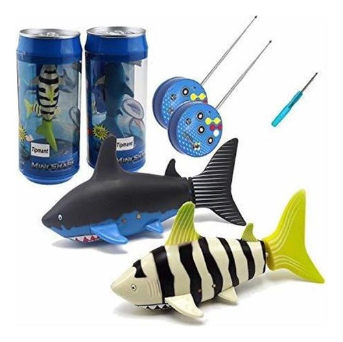Mini Rc Fish Shark Toys Radio Control Remoto Barco Barc...