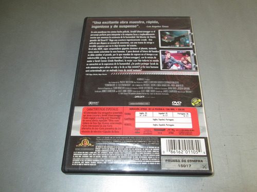 Terminator - 1984 - James Cameron - Dvd Doble (Usado)