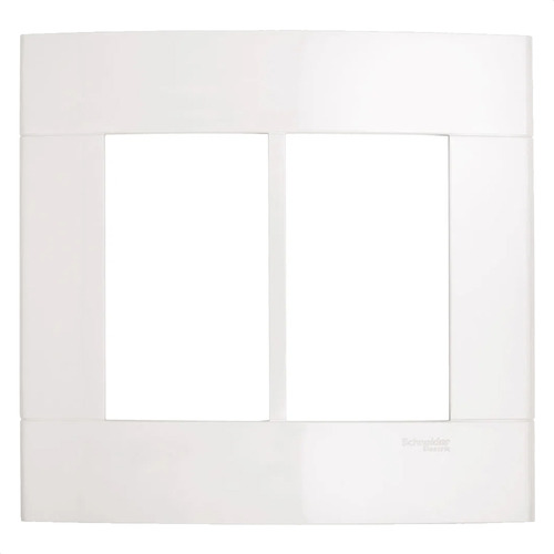 Placa Espelho De Tomada 4x4 Decor 6 Postos Schneider Eletric Cor Branco