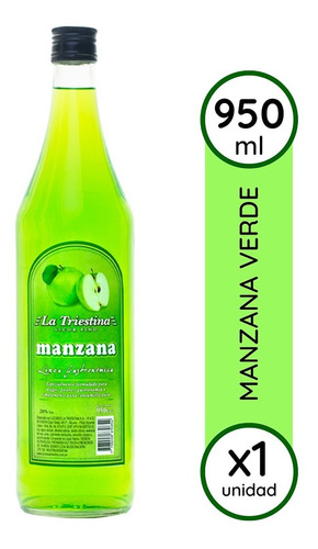 Licor De Manzana Verde 950ml Unidad - La Triestina