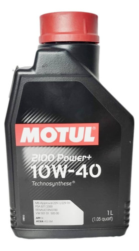 Aceite Motul 2100 Power+ 10w40 Semi-sintetico 