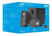 Comprar Parlantes Logitech Z407 Bluetooth Inalambrico Subwoofer Pc Color Negro