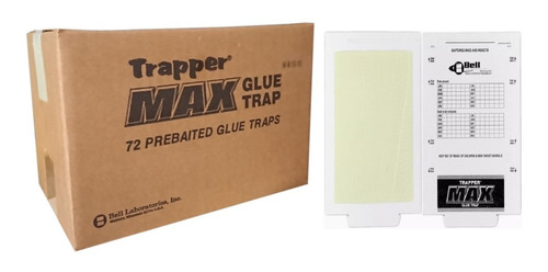 Trampa De Pegamento P/rata-raton-insectos Trapper Max 72 Pzs