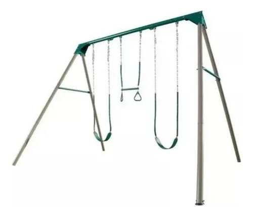 Set De Columpios Y Barra De Trapecio Para Exterior Infantil 