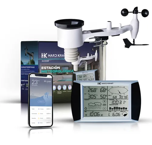 comprar Estacion Meteorologica Digital Hard Kraft Sensor Clima Reloj