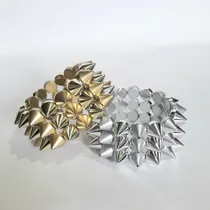Comprar Bracelete Spike Triplo Rock Punk Dark Gótico